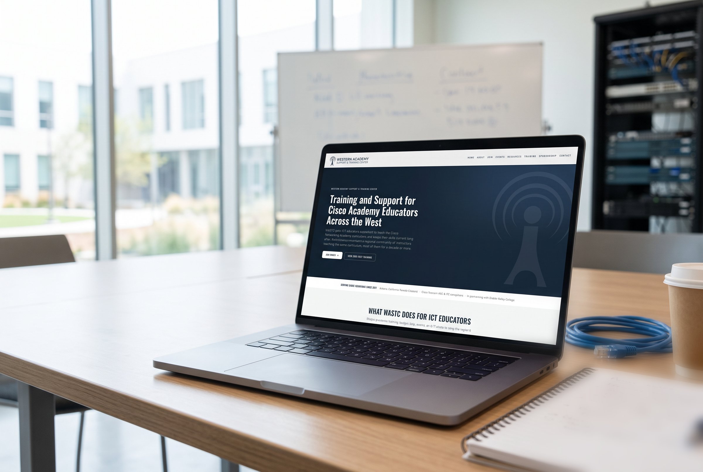WASTC Refresh: an audit-first website refresh for a Cisco Networking Academy instructor training body